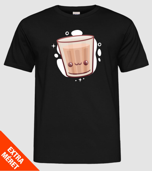 Chai latte minta fekete pólón