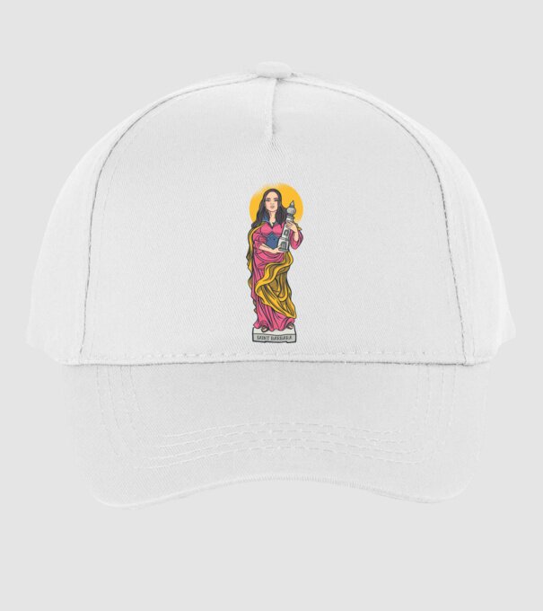 Saint Barbara minta fehér pólón