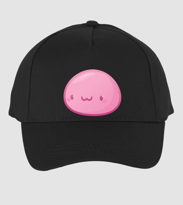 Mochi minta fekete pólón