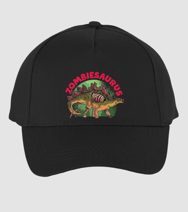 Zombiesaurus minta fekete pólón