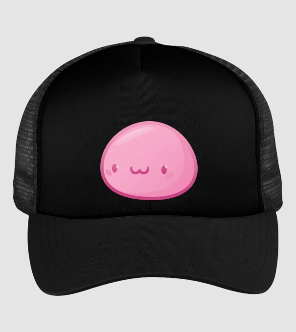 Mochi minta fekete pólón