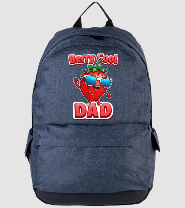 Berry Cool Dad Eper Napszemüvegben minta farmerkék pólón