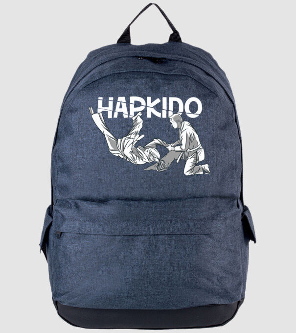 HAPKIDO minta farmerkék pólón