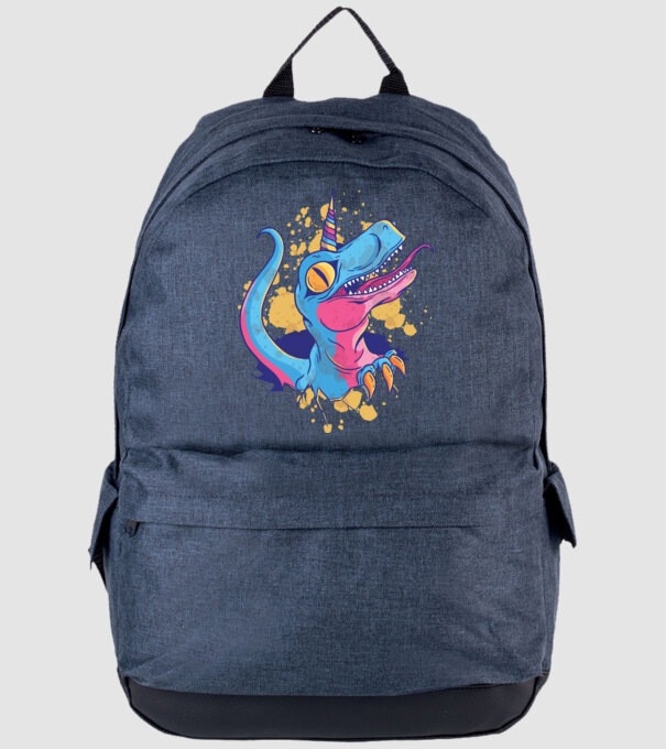 Unicornsaurus - Unikornis Dinoszaurusz minta farmerkék pólón