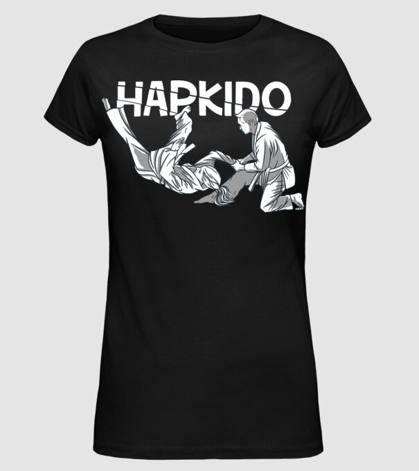 HAPKIDO minta fekete pólón