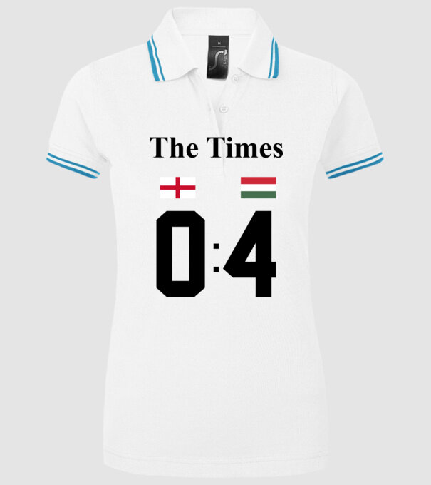 The Times - Anglia Magyarország 0-4 minta fehér pólón