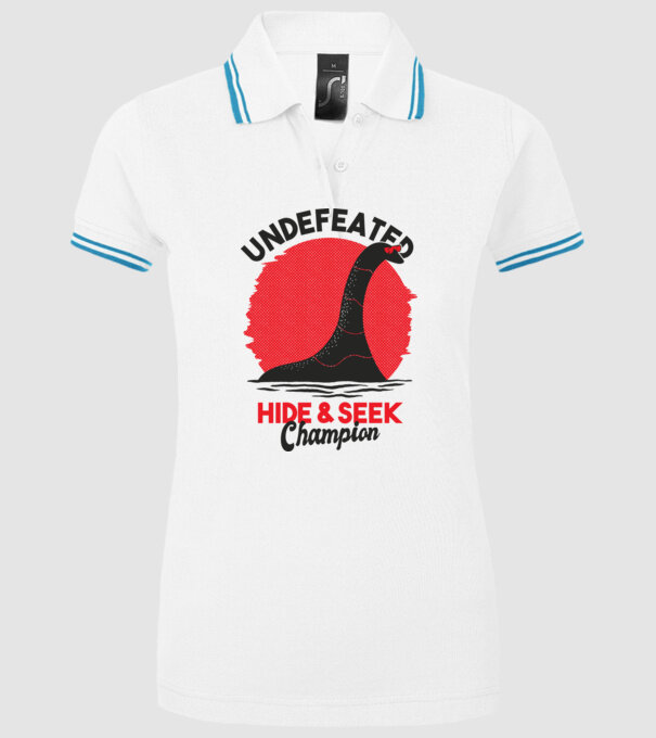 Undefeated Hide & Seek Champion minta fehér pólón