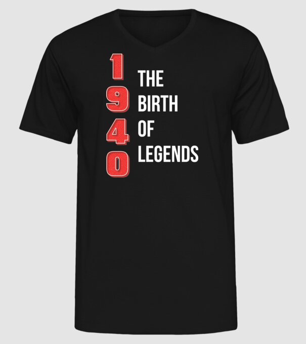 1940 the birth of legends minta fekete pólón