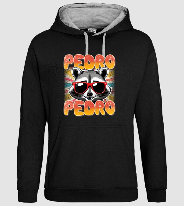 Pedro Pedro Groovy Retro minta fekete pólón