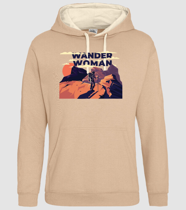 Wander woman minta homokszín pólón