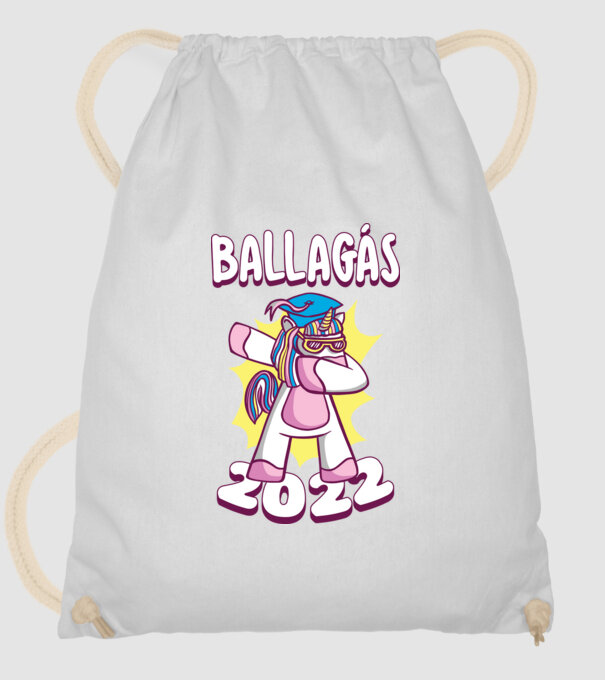 BALLAGÓ UNIKORNIS BALLAGÁS minta fehér pólón