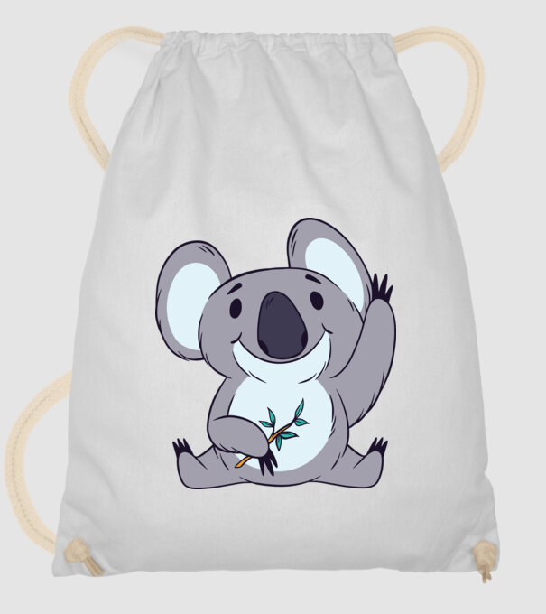 Cuki Koala minta fehér pólón