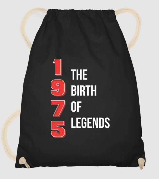 1975 the birth of legends minta fekete pólón