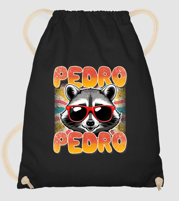 Pedro Pedro Groovy Retro minta fekete pólón