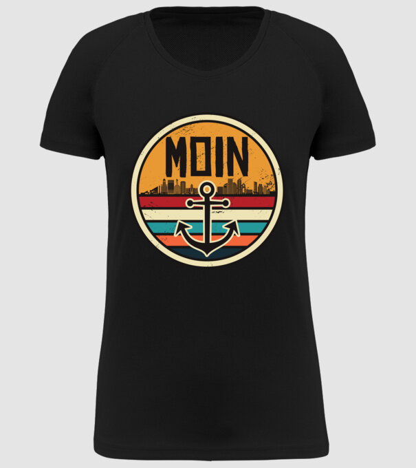 Moin Horgony minta fekete pólón