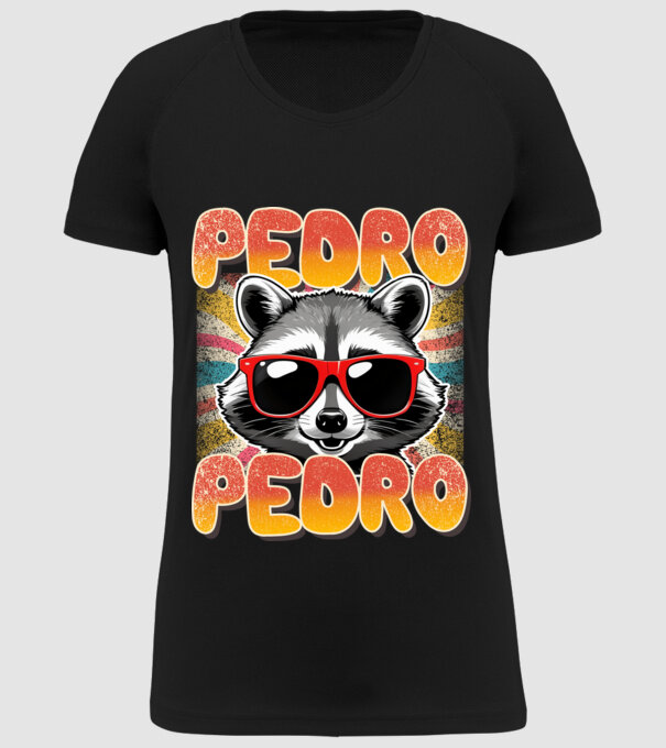 Pedro Pedro Groovy Retro minta fekete pólón