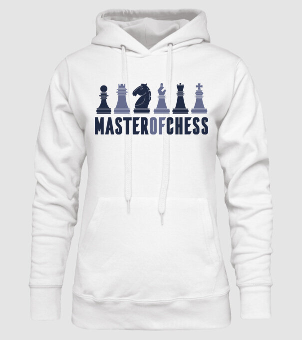 Master of Chess minta fehér pólón