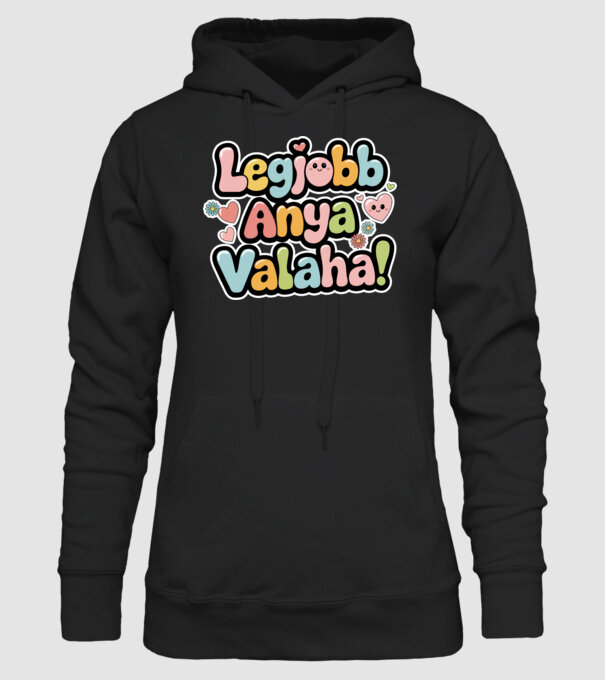 Legjobb Anya valaha minta fekete pólón
