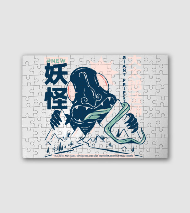 Daidarabotchi Yokai minta fehér pólón