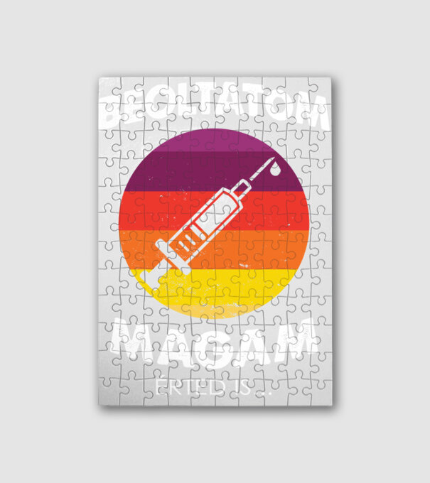 Beoltatom magam, Érted is... minta fehér pólón