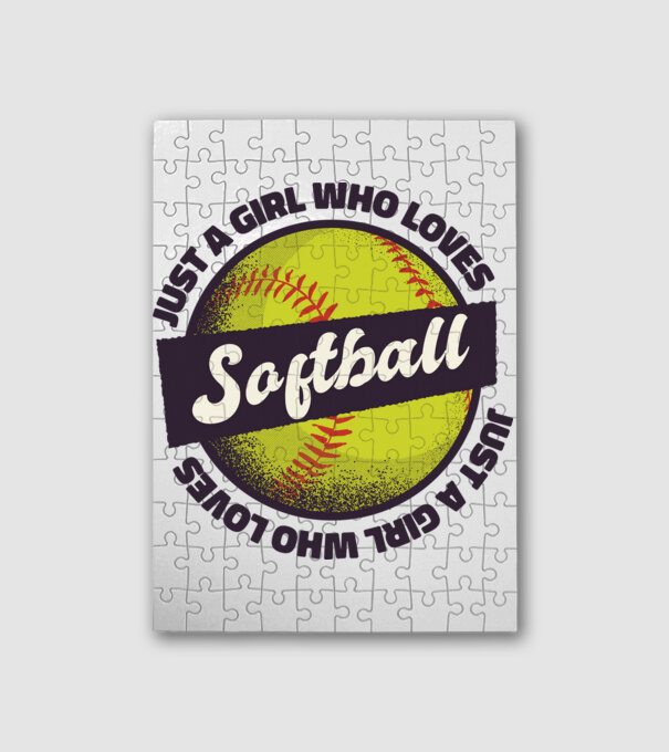 Softball minta fehér pólón