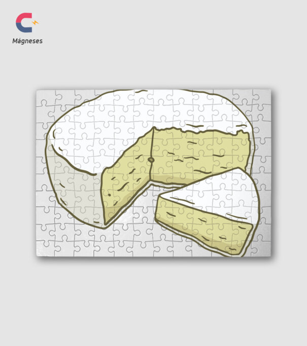 Brie sajt minta fehér pólón