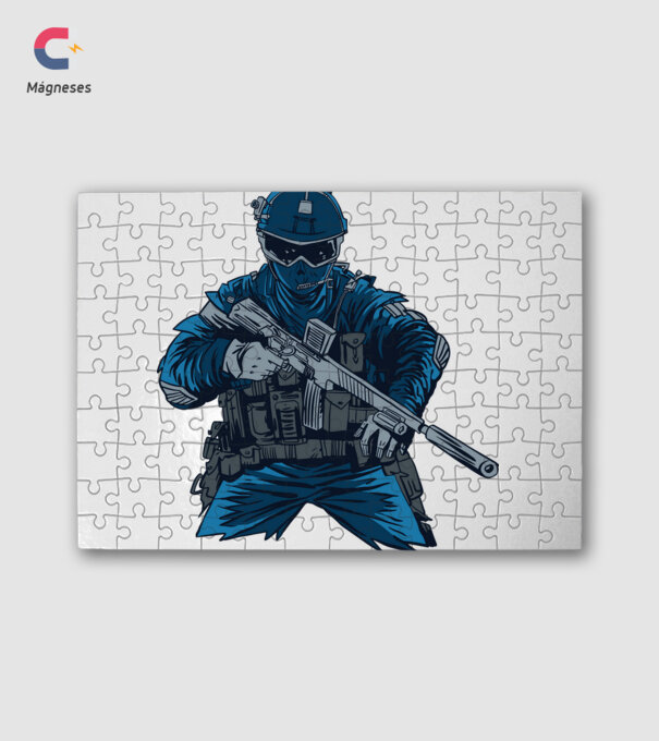 Special Force minta fehér pólón