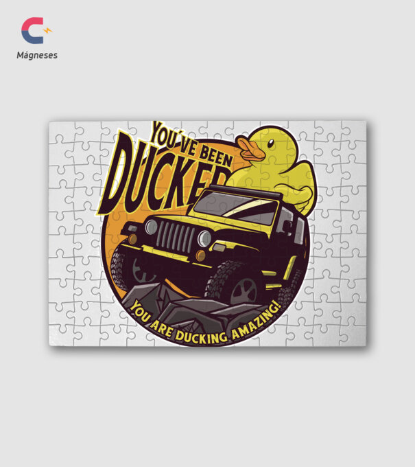 You've been ducked - Terepjárós Off road minta fehér pólón