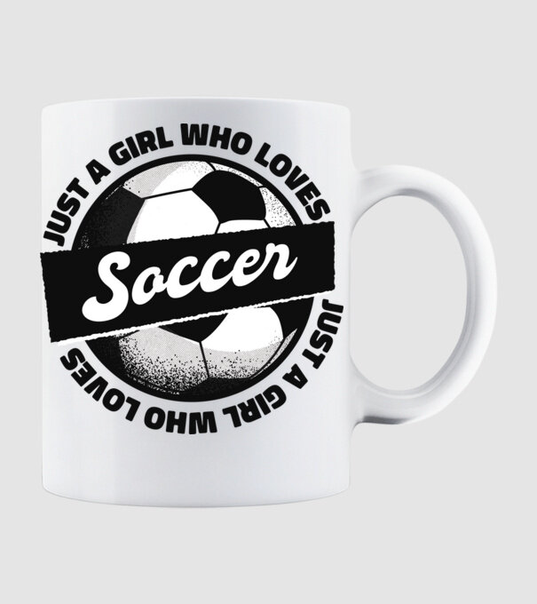 Soccer minta fehér pólón
