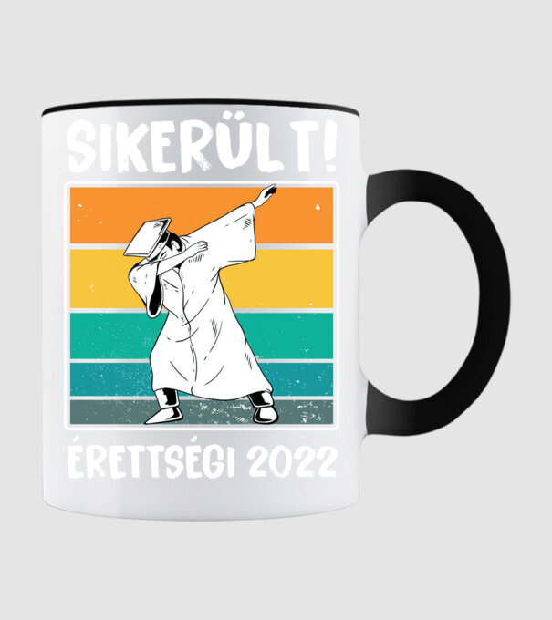 Sikerült az érettségi 2022 minta fekete pólón