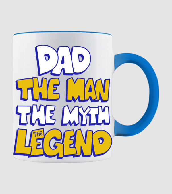 Dad the Man, the Myth, the Legend - Apa a legenda minta világoskék pólón