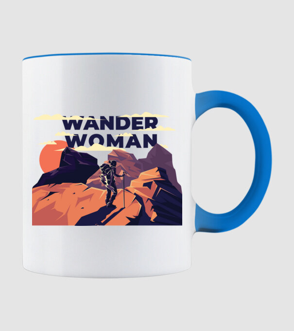 Wander woman minta világoskék pólón