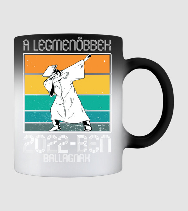 Legmenőbbek 2022 ballagás minta fekete pólón