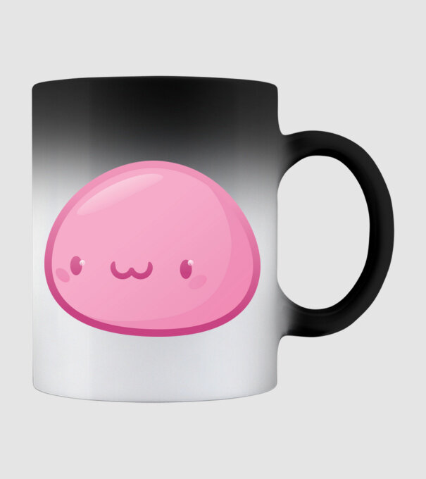 Mochi minta fekete pólón