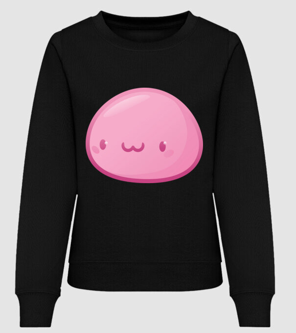 Mochi minta fekete pólón