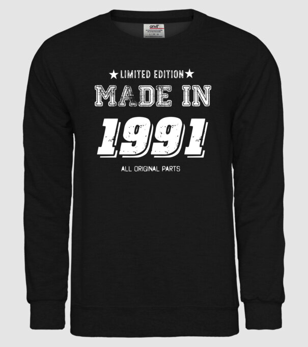 1991 minta fekete pólón
