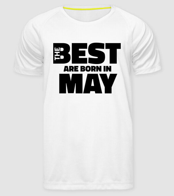 The Best are born in minta fehér pólón