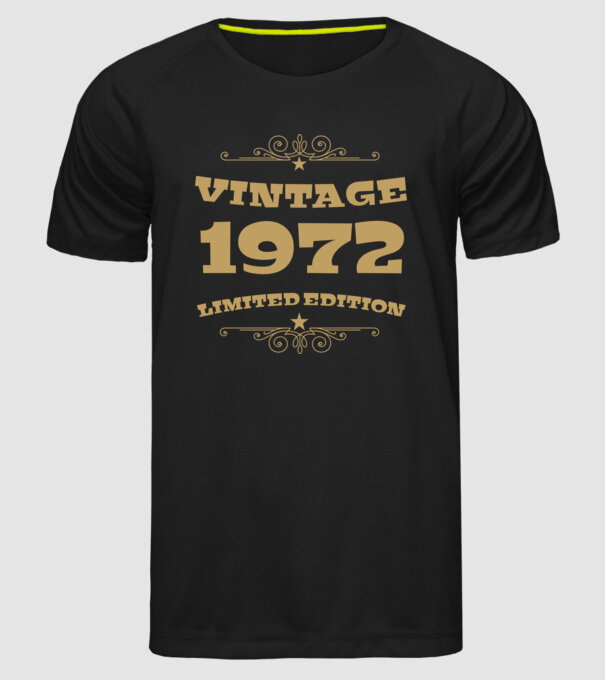 1972 minta fekete pólón