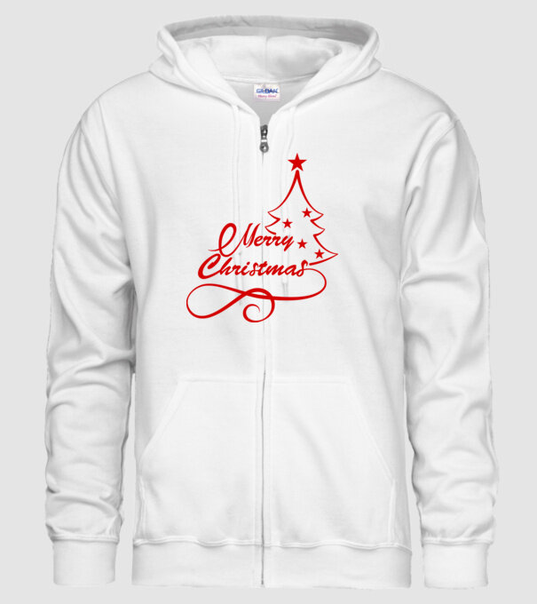 Merry Christmas minta fehér pólón