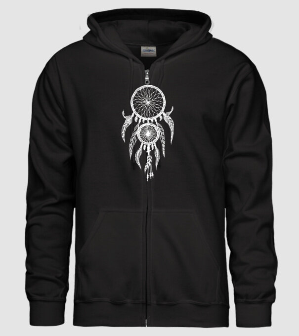 dreamcatcher minta fekete pólón