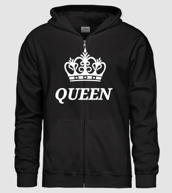 Queen  minta fekete pólón