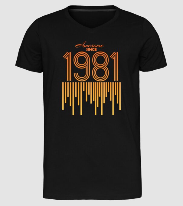1981 minta fekete pólón