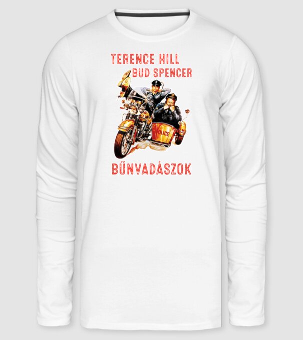 Bűnvadászok  minta fehér pólón
