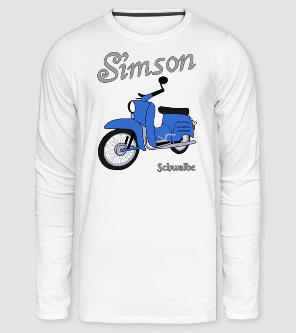 Simpson-Schwalbe minta fehér pólón