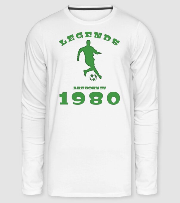 Soccer legends minta fehér pólón