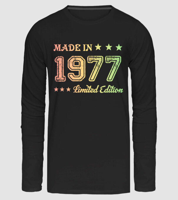 1977 minta fekete pólón