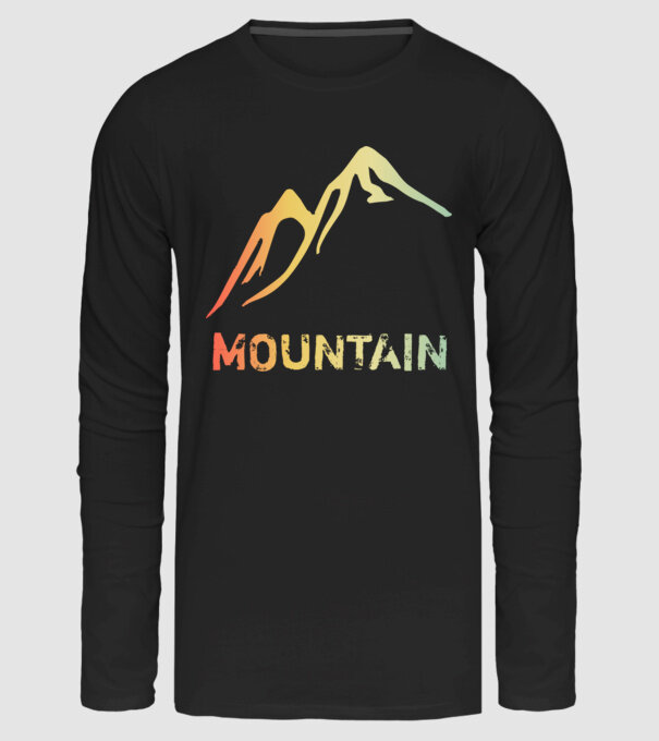 Mountain  minta fekete pólón