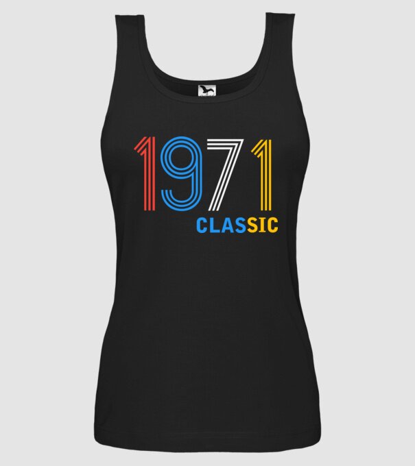 1971 minta fekete pólón