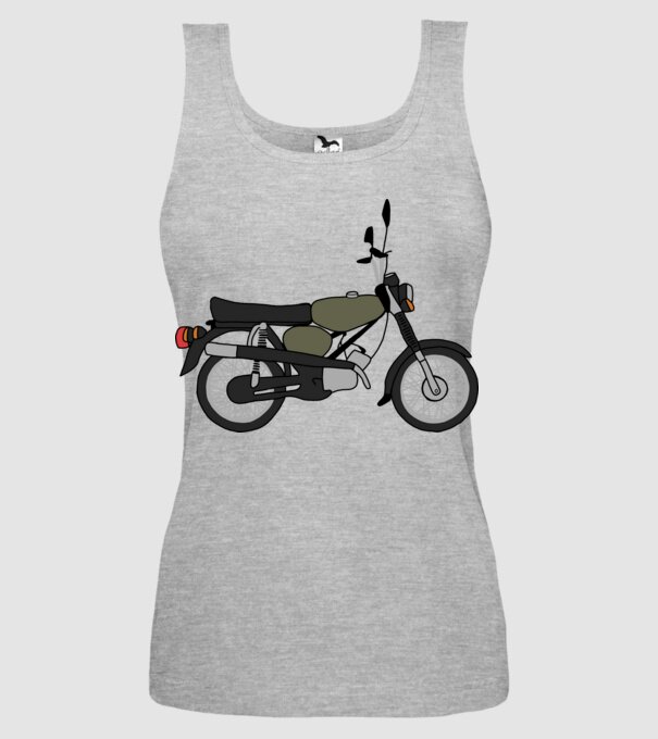 simson minta szürke pólón