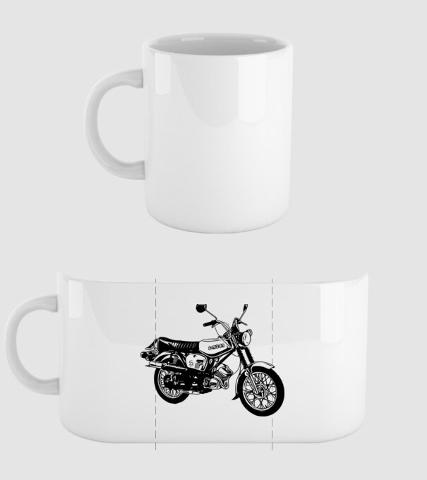 simson minta fehér pólón